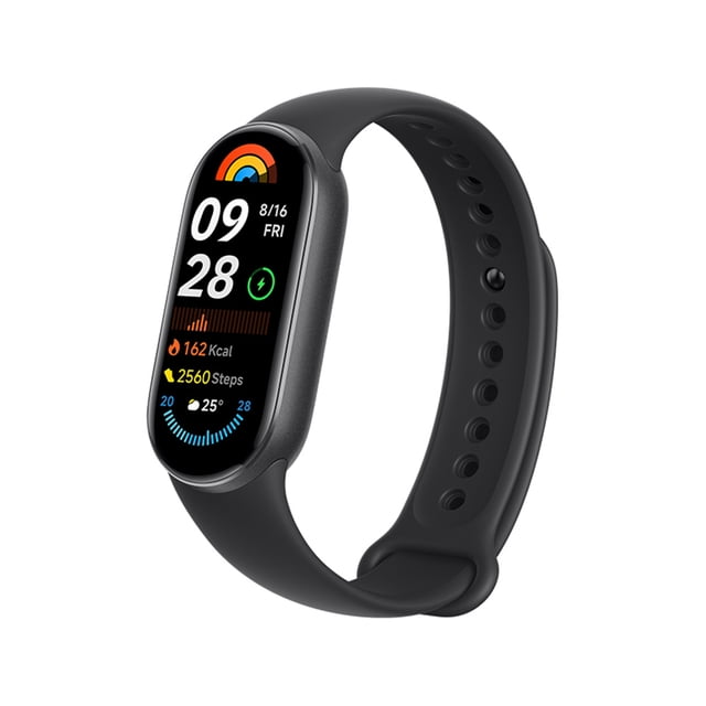 Xiaomi Smart Band Xiaomi Smart Band 9 Negro Medianoche Pantalla AMOLED de 1.62 | Hasta 21 Días de Duración de la Batería | Más de 150 Modos de Entrenamiento | Resistente al Agua 50M