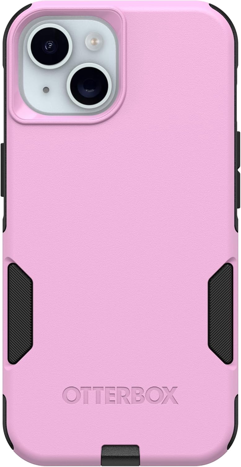 OtterBox iPhone 16e, 15, 14, & 13 Commuter Series Case - Lavender Eclipse (Pink & Black) - Slim & Tough - Pocket-Friendly - with Port Protection