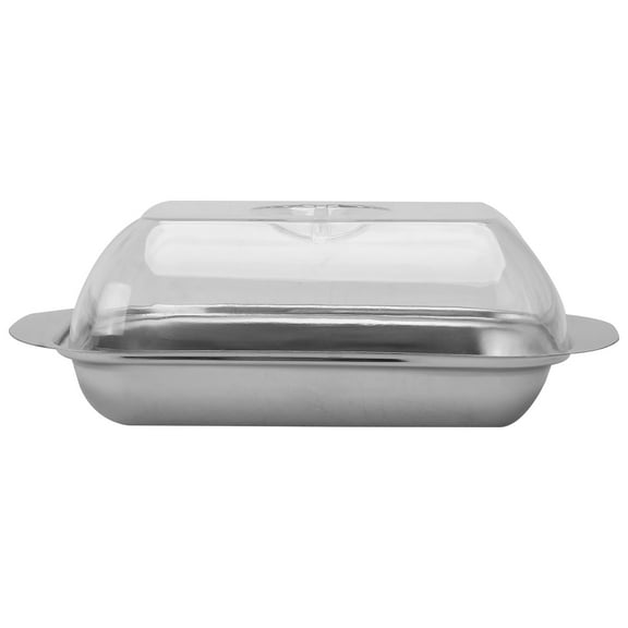 STRANDCHIC 1Pc Food Grade Stainless Steel Butter Dish with Lid Multipurpose Butter and Cheese Holder