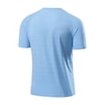 thumbnail image 3 of Xdzjlr T-Shirts pour Hommes Sports en Soie Glacée Col Rond Manches Courtes Tendance Été, TG, 3 of 3