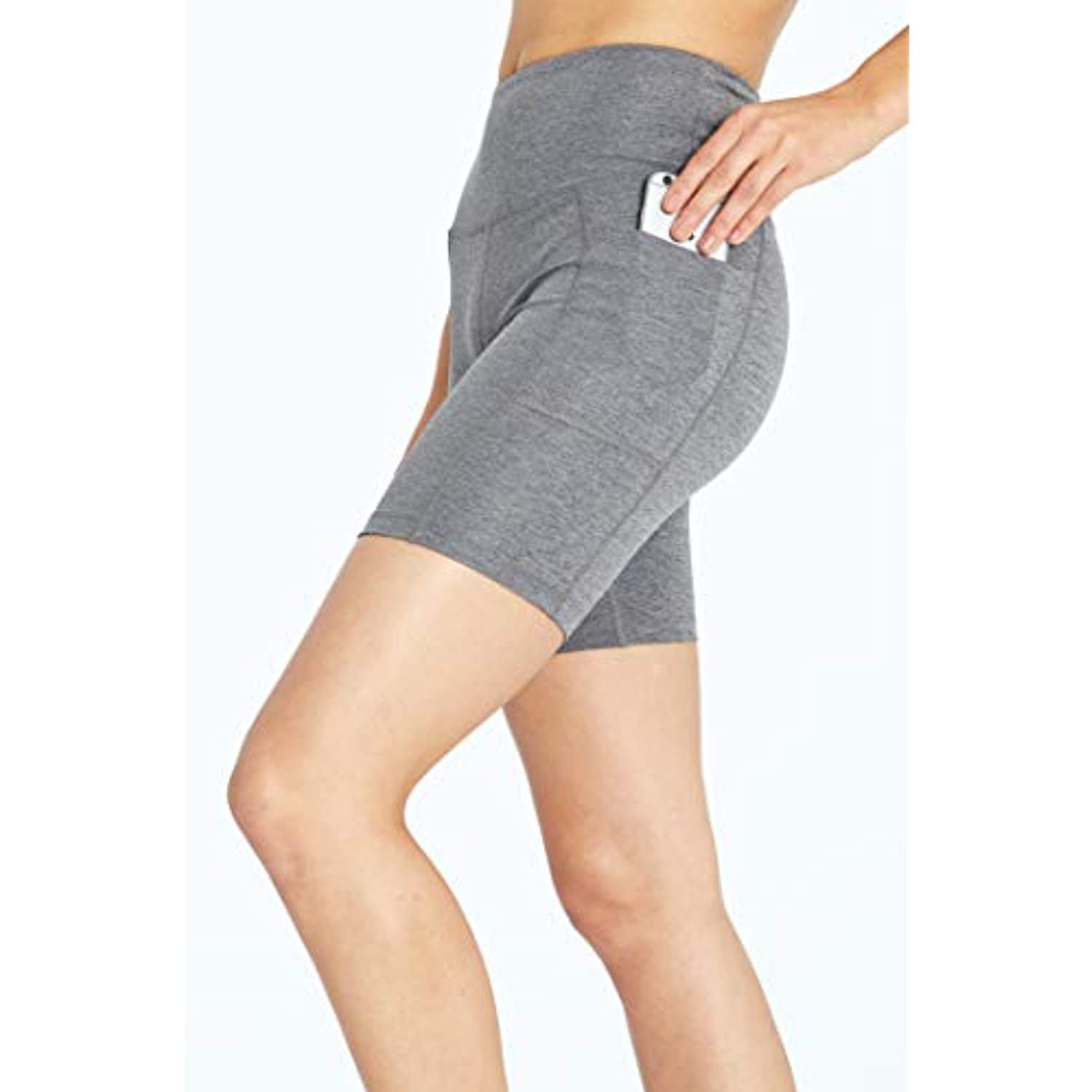 Bally Total Fitness High Rise 7" Pocket Short, Heather Charcoal, X