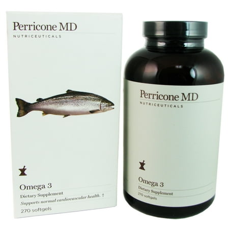 Perricone Md nutraceutiques Omega 3 Complément alimentaire 270 nombre - 90 jours d'alimentation