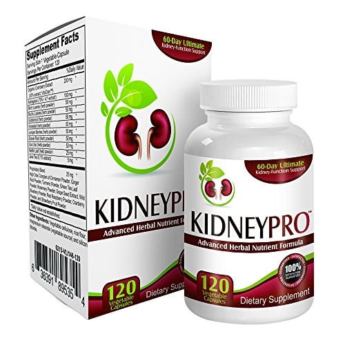 KIDNEYPRO 2Month Supply Kidney Support Supplement / Kidney Cleanse