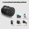 thumbnail image 4 of 5-in-1 Unlock Smart Door Lock Keyless Entry Biometric Door Knob with Keypad BT Tuya App Remote Control Password Fingerprint Door Lock with IC Card Mechanical Key for Home Apartment Hotel Office, 4 of 9