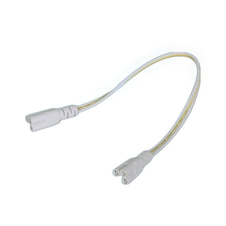 

Aeeaying 20Cm T5 T8 Double End 3 Pin LED Tube Connector Cable Wire Extension Cord for Integrated LED Fluorescent Tube Light Bulb White Color