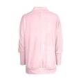 thumbnail image 5 of YMNXA Women's Sweatshirt Long Sleeve V Neck Solid Color Comfortable Breathable Relaxed Fit Top For Casual Daily Wear,Red,M, 5 of 5