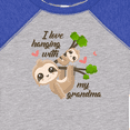 thumbnail image 4 of Inktastic Hanging with My Grandma Boys or Girls Baby Bodysuit, 4 of 5