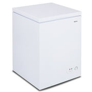 Della 3.5 Cu. Ft. Chest Upright Freezer Top Door with Power on Indicator Light, White
