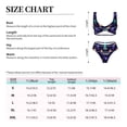 thumbnail image 4 of Kdxio Sea Jellyfish Print Women's 2 Piece High Waisted Wrap Spaghetti Strap Summer Swimsuit Bikini Set-, 4 of 7