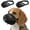 Black, variant on ROZKITCH Dog Muzzle,Soft Breathable Mesh, Adjustable Loop Pets Drinkable Anti-Biting Muzzle for Small, Medium, Large Dogs | Lightweight, Comfortable, Easy to Wear