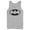 Athletic Heather, variant on Men's Batman Dark Night Logo Tank Top Charcoal 2X Large
