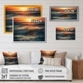 thumbnail image 4 of Designart "Ocean Tranquility II" Modern Landscape Beach Wall Art Print, 4 of 5