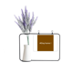 thumbnail image 1 of Aviso de tipo de letra Tarjeta de jarrón de lavanda artificial, 1 of 3