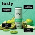 thumbnail image 7 of Tru Focus Seltzer, Sparkling Water, Green Tea Extract, Yerba Mate, Apple Kiwi Juice, Sugar-Free, 12 Pack, 7 of 7