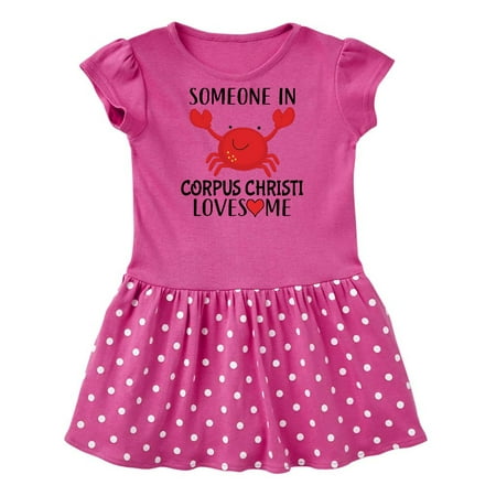 

Inktastic Someone in Corpus Christi Loves Me Gift Baby Girl Dress