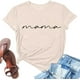 thumbnail image 3 of MKLEKYY Camiseta Mujer Camisetas Casuales De Moda Para Mujer, Con Cuello Redondo, Estampadas, De Verano, De Manga Corta, Holgadas E Informales Talla M, 3 of 3