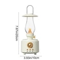 thumbnail image 3 of Vintage Wireless Bluetooth Speaker With FM Radio, Portable Night Light Audio Device With Adjustable Brightness USB Playback And Long Battery Life For Home Outdoor Camping, 3 of 7