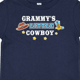 thumbnail image 4 of Inktastic Grammy's Little Cowboy with Cowboy Hat and Boots Boys Baby T-Shirt, 4 of 5
