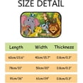 thumbnail image 2 of Floor Door Mats Bath Rugs Animals in Jungle , Entry Rug Non-Slip Washable Indoor Door Mat, Small Oriental Accent Throw Rug for Bedroom Kitchen Entryway Bathroom 36x24in Carpet Runner, 2 of 7