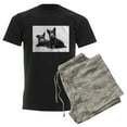 thumbnail image 6 of CafePress - Scottie Dogs Men's Dark Pajamas - Men's Dark Loose Fit Cotton Pajama Set, 6 of 7