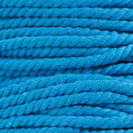 

Super Soft 3 Strand Twisted Cotton Rope - Multiple Colors to Choose from in Various Diameters and Lengths