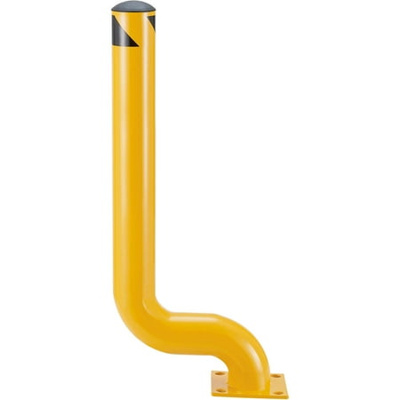 

Global Industrial Offset Steel Bollard 4-1/2 Dia. x 53 H Yellow