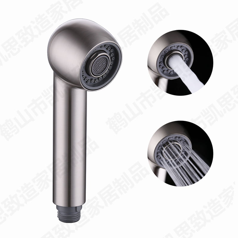 Details about   Kitchen Faucet Brushed Nickel Sink Tap Single Handle Brushed Pull Out Sprayer 