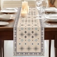 thumbnail image 3 of Table Runners 72 Inches Long Dress Scarves, Boho Geometric Farmhouse Kitchen/Dining Table Runner, Coffee Tablerunners, Retro Rustic Chic Ethnic Abstract Patterned 13x72 Inch, 3 of 9