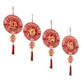 thumbnail image 3 of 4 piezas de decoración de año Nuevo Chino Colgante BLESIY decoración del hogar Oriental Feliz año Nuevo personajes de la dormitorio Colgante de año nuevo, 3 of 8