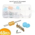 thumbnail image 4 of 63 Pieces/Kit Copper Car Air Conditioning Valve Repair Replacing Core Detachable Professional Universal Replacement Components Accessories, 4 of 8
