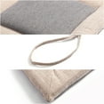 thumbnail image 5 of Patio Indoor Outdoor Chair Pads Chair Seat Cushions with Ties, Square Kitchen Dining Chair Pads mat Comfort Non-Skid for Garden - 16x16 Inches (Gray), 5 of 7
