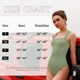 thumbnail image 3 of OQQ Women's 6 Piece Bodysuits For Women Sexy Ribbed Strappy Square Neck Stretch Tank Tops Bodysuits, 3 of 7