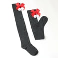 thumbnail image 3 of NMMUED Christmas Socks Christmas Socks for Adults Y2k Socks Christmas Gifts for Women Winter Socks for Women Candy Cane Socks Leg Warmers Dark Gray A, 3 of 5