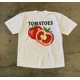 thumbnail image 3 of Camiseta clásica Y2K con estampado de letras puras y cuello redondo para mujer, estilo universitario de verano, holgada, para uso diario, para parejas, tops de media manga, 3 of 5