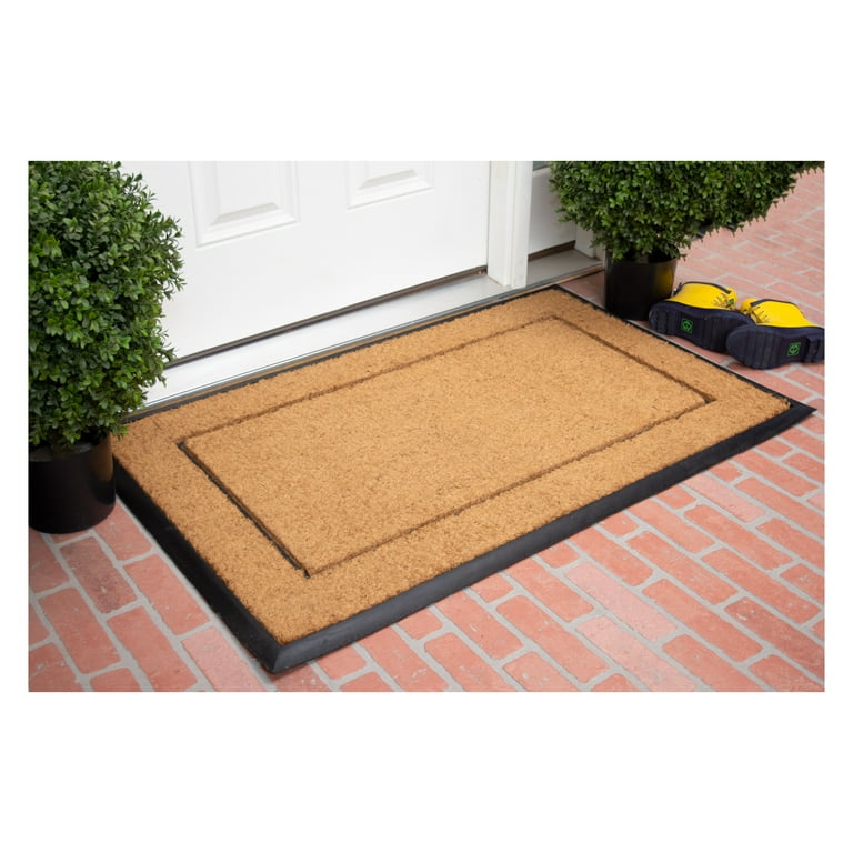 Vennocci DM41 Entryway Rug Outdoor Doormat Rubber Front Entrance