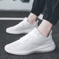 thumbnail image 2 of Men's Running Shoes Wide Toe Walking Sneakers Breathable Knit Sport Shoes Comfortable Tennis Athlet𝗂c Shoes with Durab𝗅e Outsole for Summer and Autumn, 2 of 9