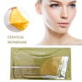 thumbnail image 1 of Máscara de cuello de cristal de colágeno para blanquear las arrugas antienvejecimiento parche para el cuello (dorado) Likrtyny Cuidado Belleza, 1 of 8