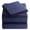 Navy, variant on KriKac Italian Prestige Collection Striped Bed Sheet Set – 1800 Luxury Soft Microfiber Deep Pocket 4-Piece Bedding Set - Wrinkle, Stain, Fade Resistant - Navy