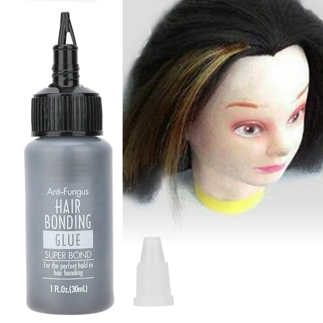 Gel de Liaison Capillaire Colle de Liaison Invisible Remplacement de Cheveux Adhésif Liaison Colle Adhésive Perruque Gel d'Extension de Cheveux pour Barbier Salon de Beauté