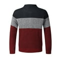 thumbnail image 3 of SBYOJLPB Mens Outwear Clearance Men'S Casual Thick Cardigan Sweater Color Stitching Jacket Collar Top M-Xxl Rollbacks, 3 of 7