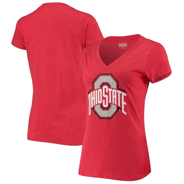 J. America Ohio State Buckeyes Women's Favorite Primary VNeck T