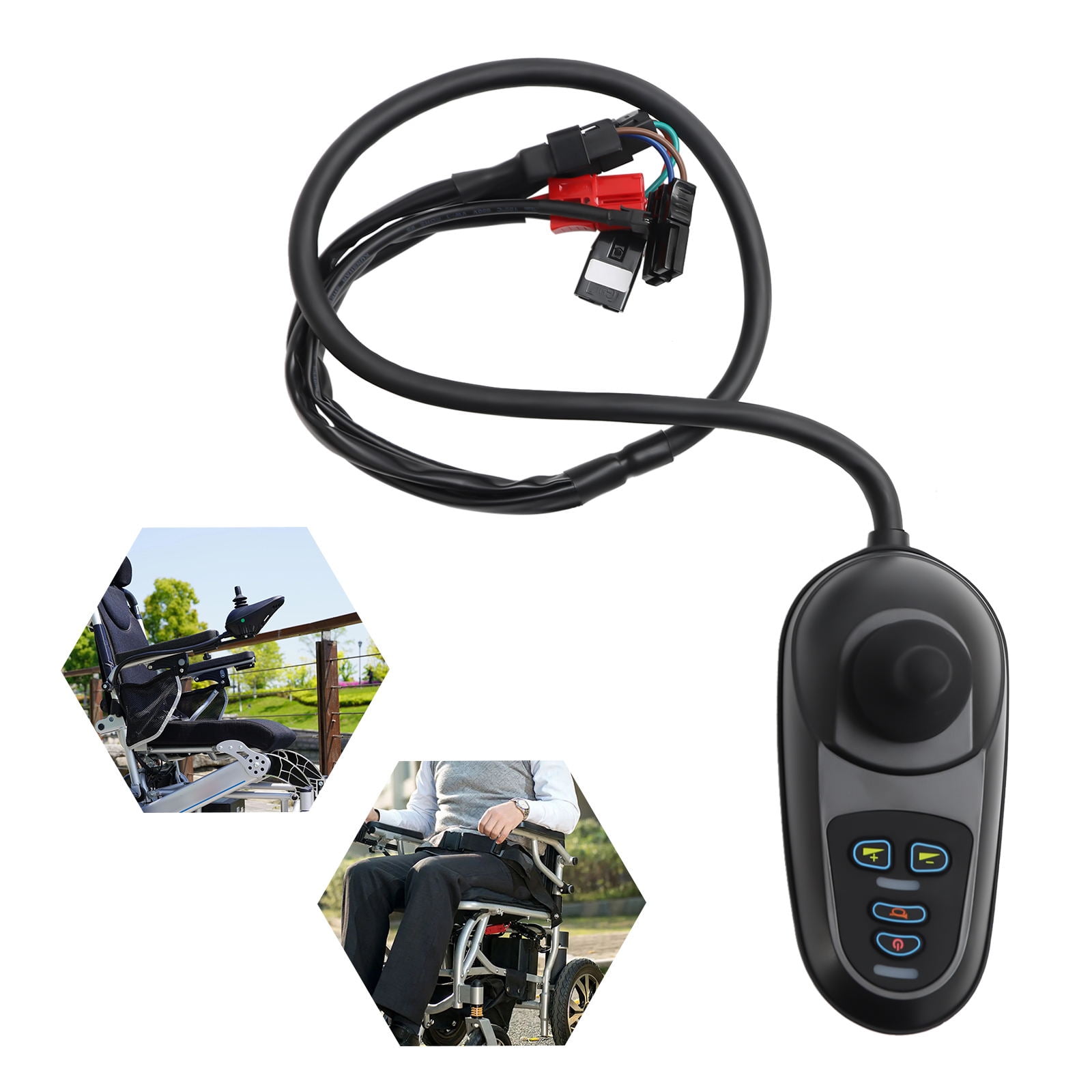 Wuzstar 4 Keys Wheelchair Joystick Controller Electric Mobility