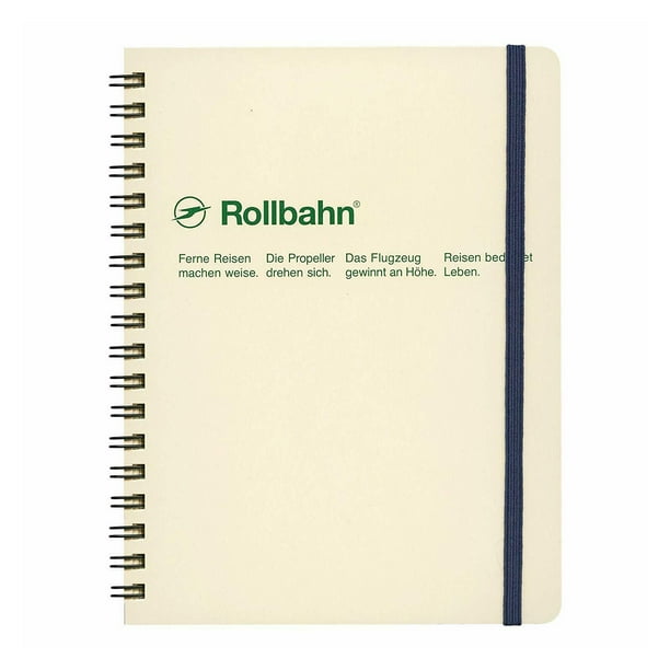 Delfonics Rollbahn Spiral Notebooks 5 1 2 In X 7 In Cream Walmart Com Walmart Com