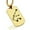 Gold, variant on Stainless Steel Aquarius (Water Bearer) Astrology Constellation Dog Tag Pendant Necklace