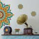 thumbnail image 2 of Pegatina de Pared con Diseño de Mandala, Papel Tapiz Autoadhesivo, Decoración de Fondo Adecuada para Sala de Estar, 5 Piezas, 2 of 4