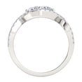 thumbnail image 3 of Aonejewelry 1/2 Ct Two Stone Vintage Diamond Ring 14K White Gold, 3 of 4