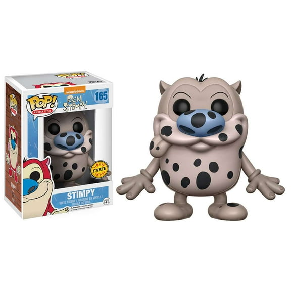 Funko Pop Animation Ren & Stimpy Stimpy Dalmation Chase Variant Vinyl Figure