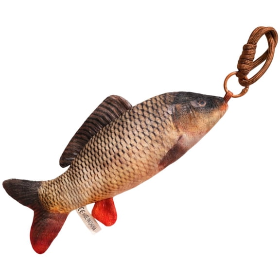 Slccxzc Realistic Fish Plush Keychain, Soft Stuffed Marine Animal Bag Charm for Keys Bags