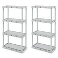 thumbnail image 1 of Gracious Living Knect-A-Shelf 4 Tier Light Duty Storage System (2 Pack), 1 of 11