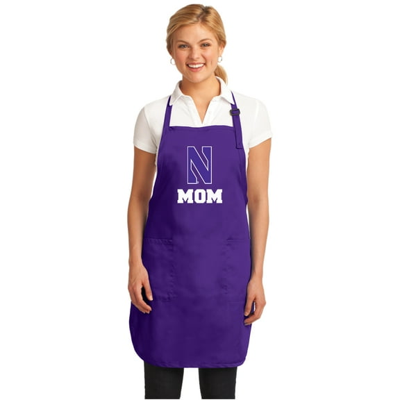 Deluxe Northwestern Mom Apron - Made in the USA!